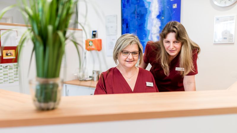 Empfang Augenarztpraxis Lörrach Bahnhof, Dr. Schwartzkopff & Partner